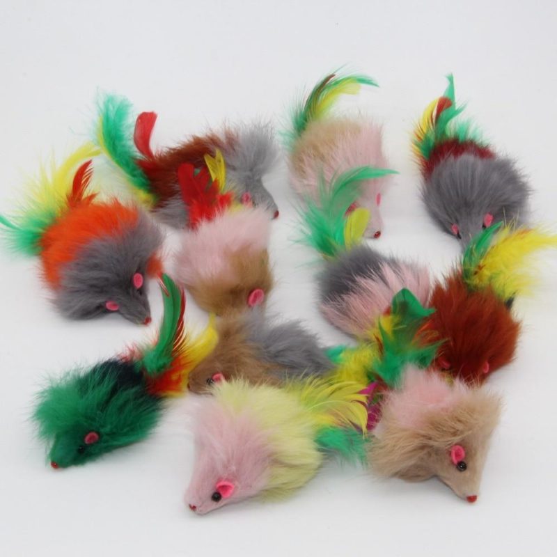 10pcs Chats Souris Jouets