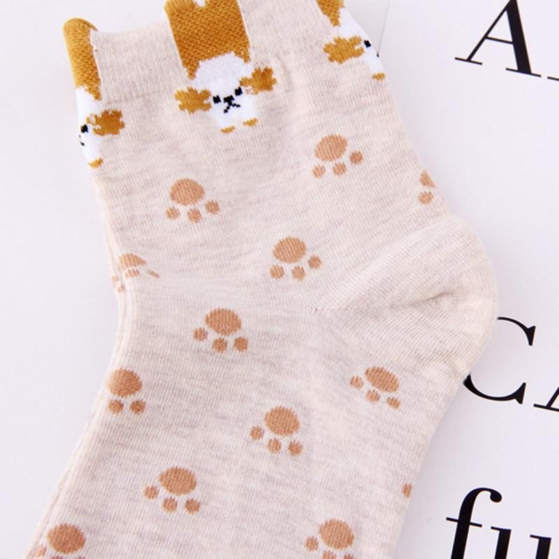 3 Paires De Chaussettes À Pois Imprimé Animal