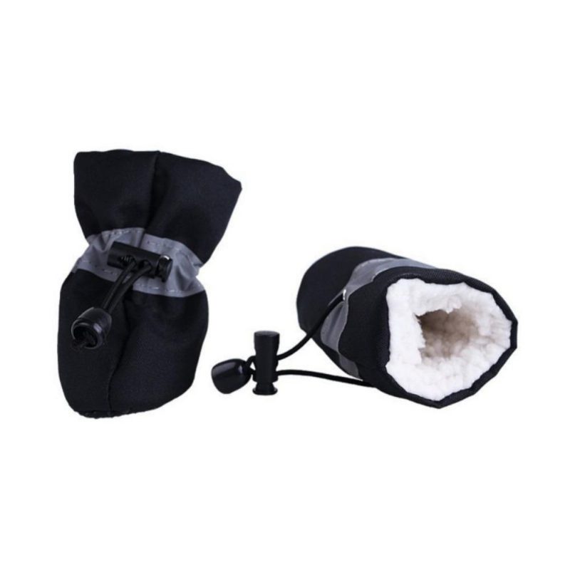 4pcs Chaussures De Pluie Antidérapantes Pour Chien De Compagnie