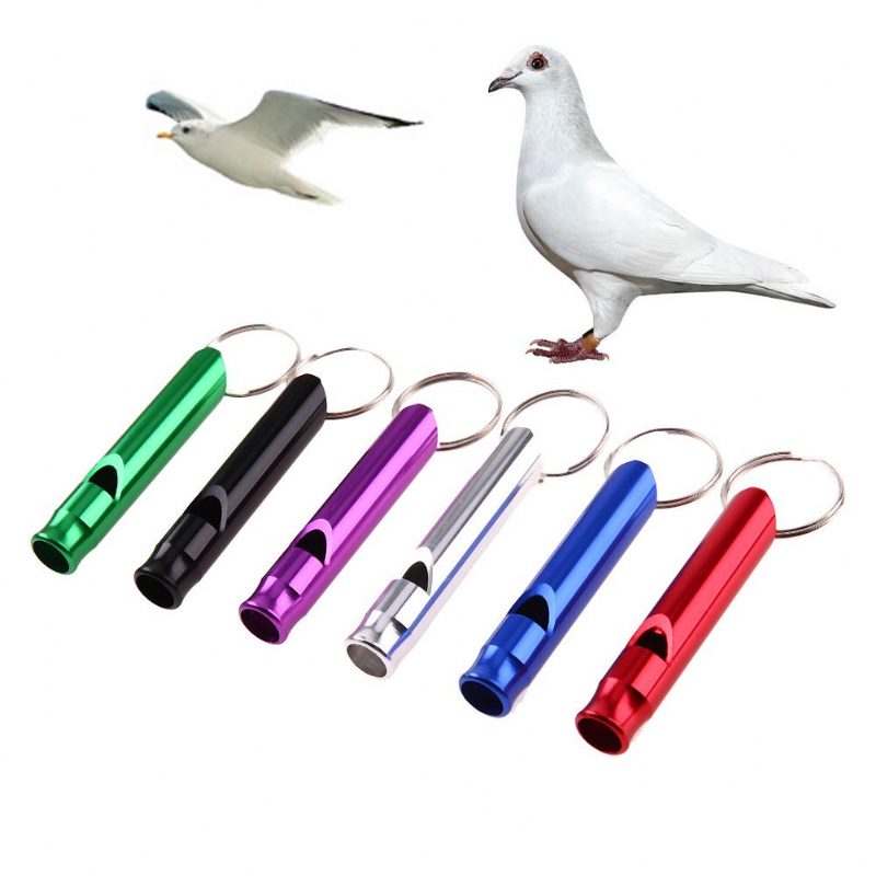 6pcs Sifflet Portable De Formation D'oiseaux