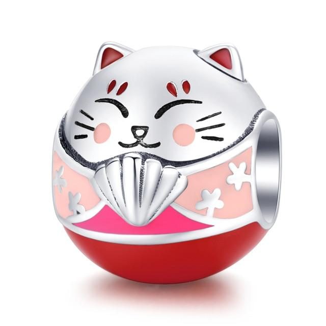 Adorable Breloque Bracelet Maneko-neko