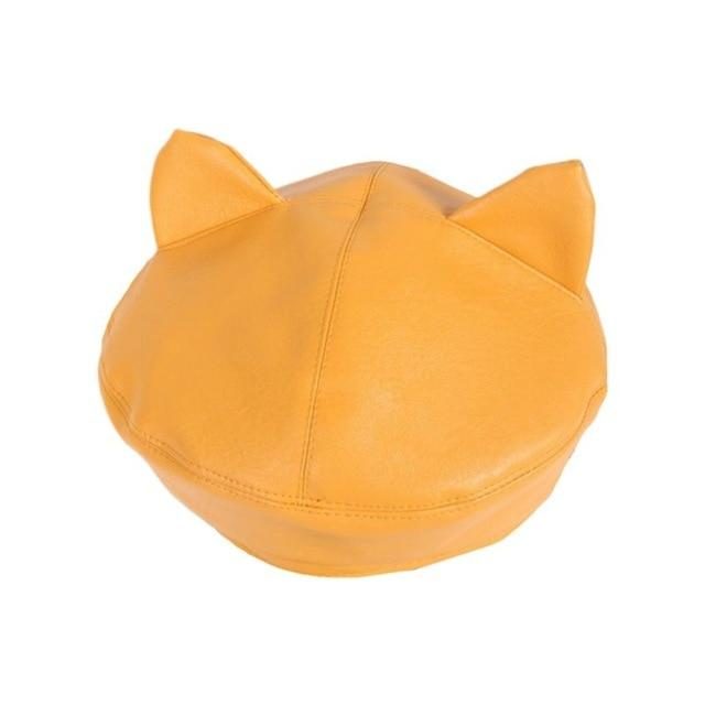 Adorable Casquette De Béret Oreilles De Chat