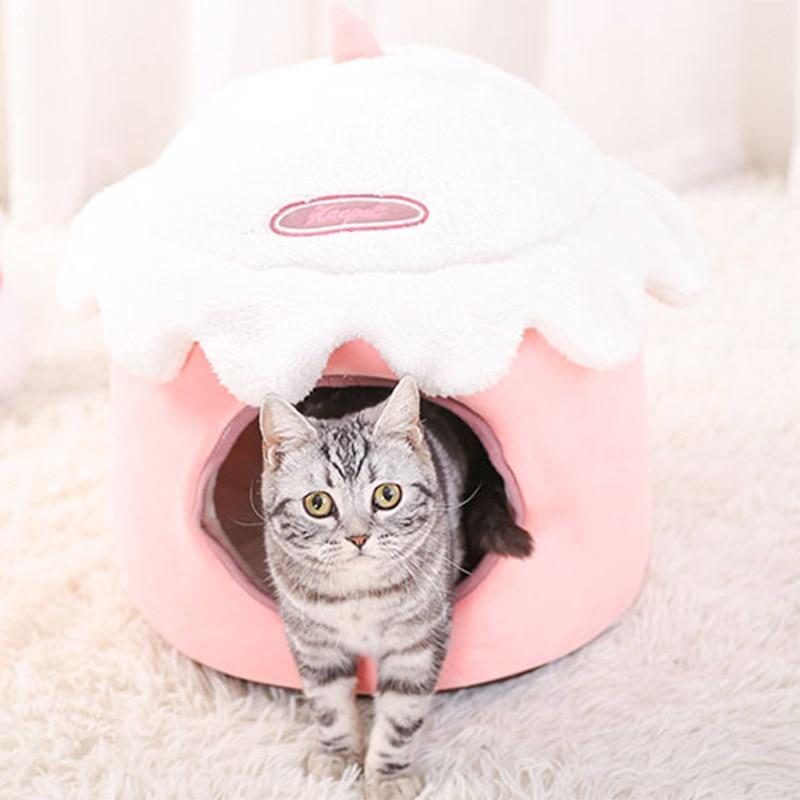 Adorable Lit Pour Animaux De Compagnie Rose