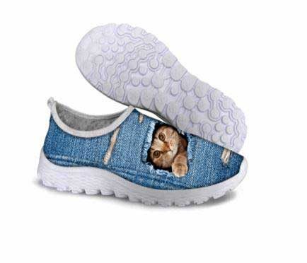 Adorables Chaussures En Maille De Chat Sournois # 2