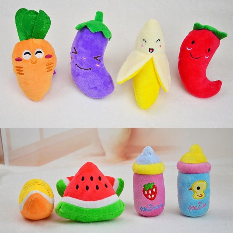 Adorables Jouets Qui Grincent Aux Fruits Et Légumes