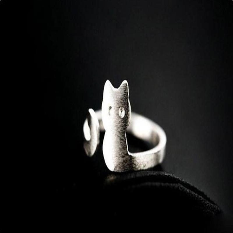 Bague De Corps De Chat En Argent 925