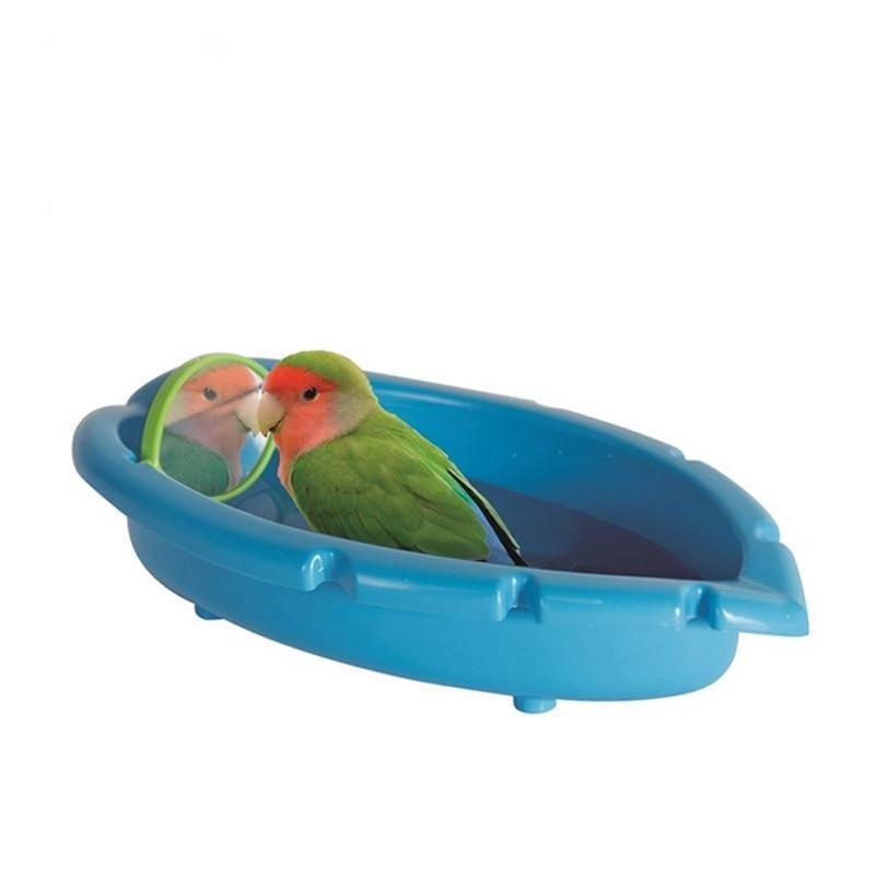 Baignoire D'oiseau Avec Jouet Miroir