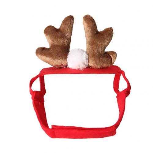 Bandeau De Noël Pour Animaux De Compagnie En Bois De Cerf