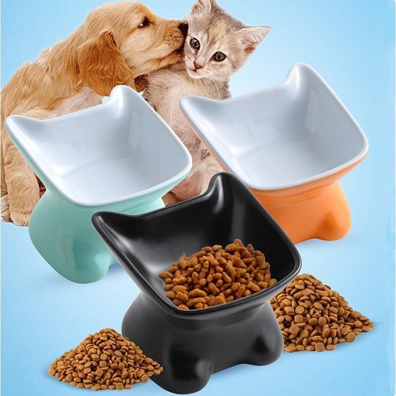 Bol D'alimentation En Forme De Chat Mignon