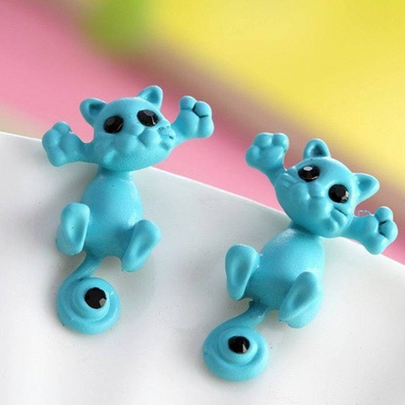 Boucles D'oreilles Chat Boucles D'oreilles Chatons Uniques Et Amusantes