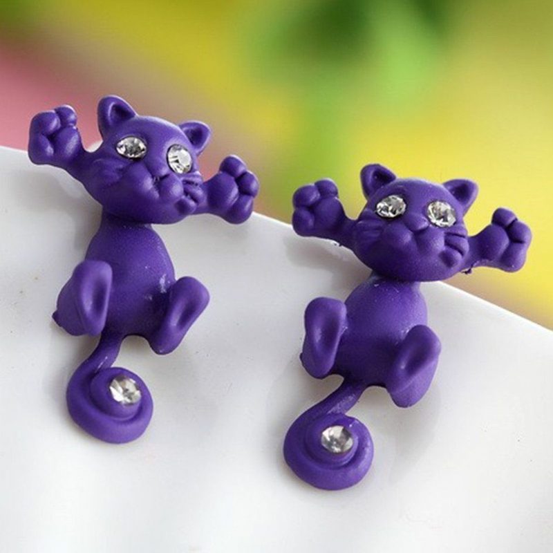 Boucles D'oreilles Chat Boucles D'oreilles Chatons Uniques Et Amusantes