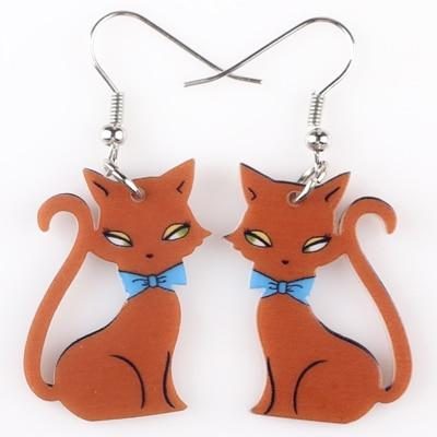 Boucles D'oreilles Chat Impertinent