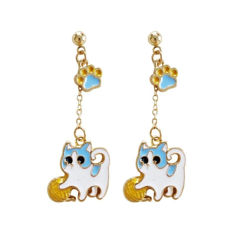 Boucles D'oreilles Chat Jouant