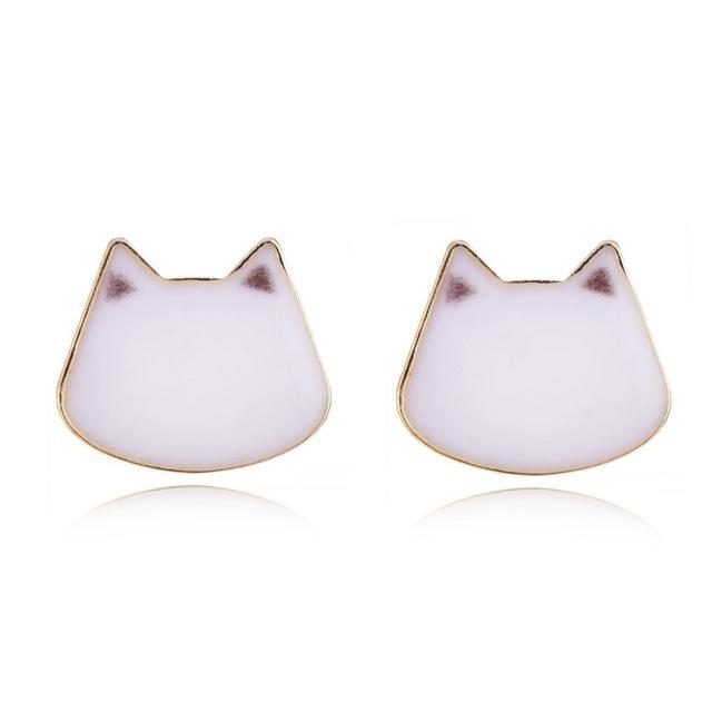 Boucles D'oreilles Chat Mignon