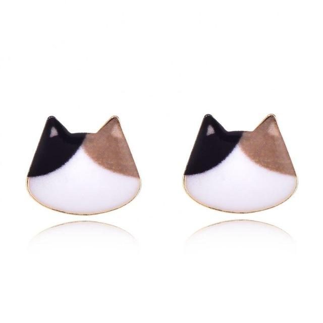 Boucles D'oreilles Chat Mignon