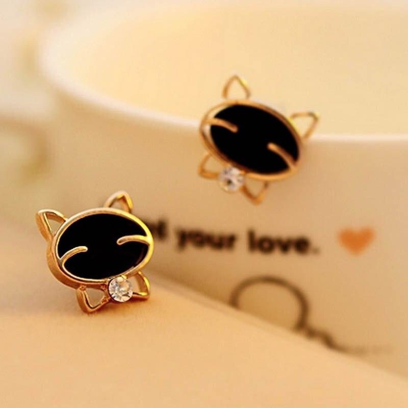 Boucles D'oreilles Chat Souriant