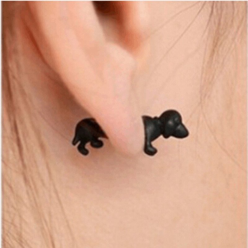 Boucles D'oreilles Chien Teckel