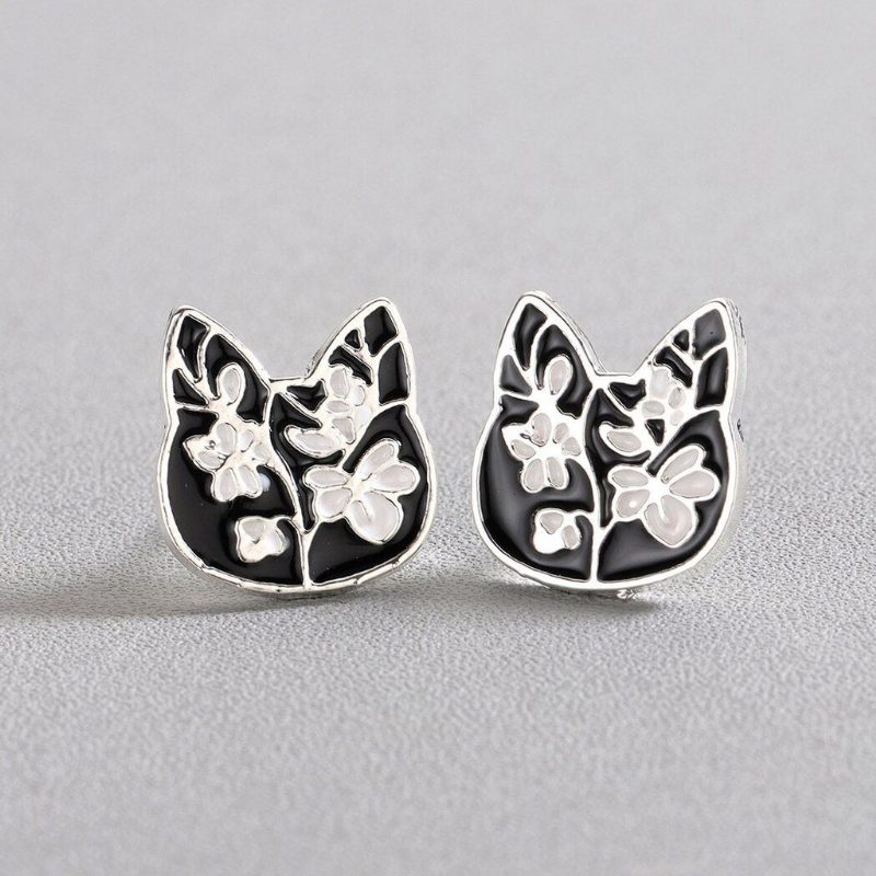 Boucles D'oreilles Fleur De Chat