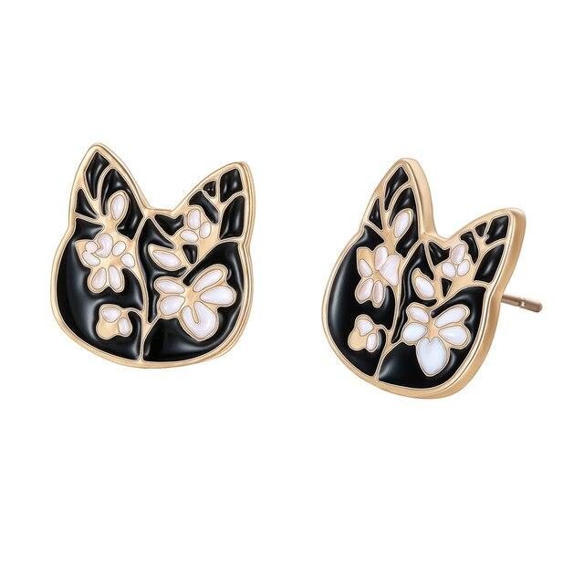 Boucles D'oreilles Fleur De Chat