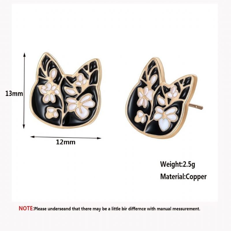 Boucles D'oreilles Fleur De Chat