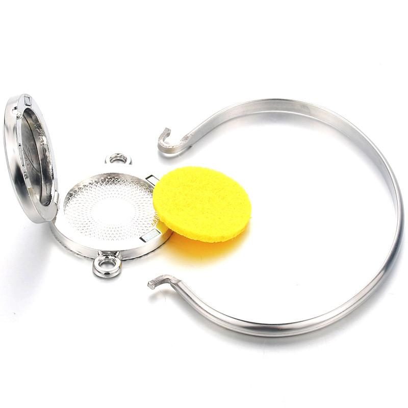 Bracelet Médaillon Diffuseur De Parfum Chat