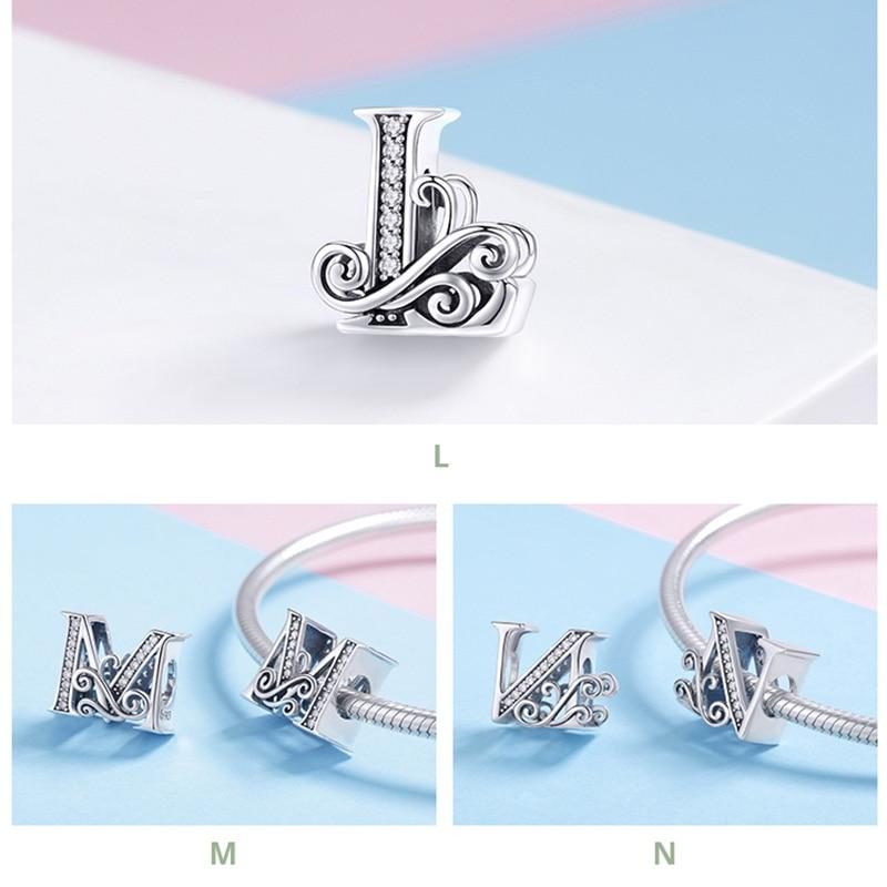 Breloque De Bracelet Alphabet A-z