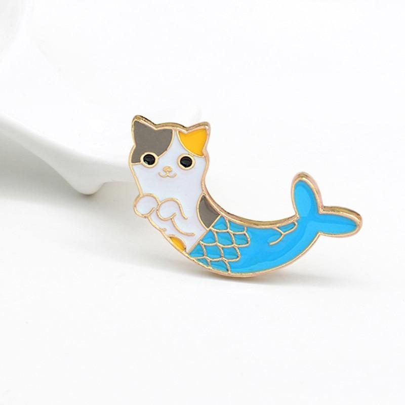 Broche Chat Sirène