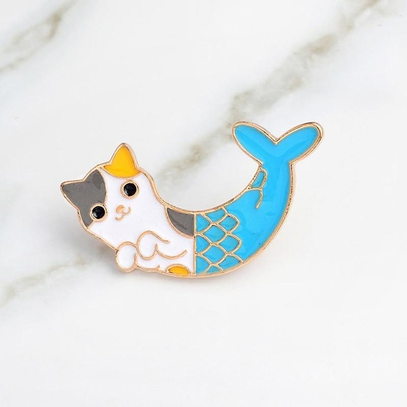 Broche Chat Sirène