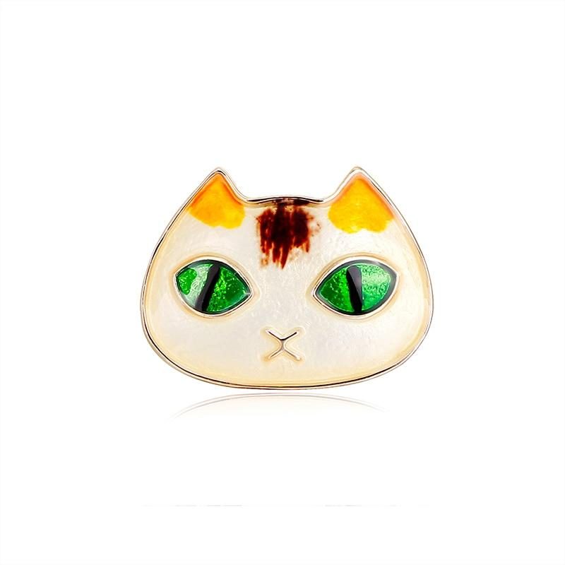 Broche De Chat En Alliage