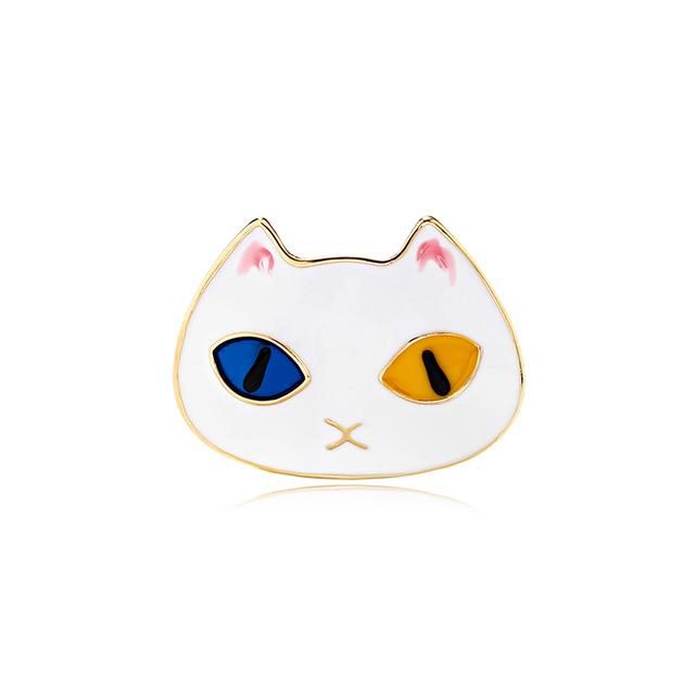 Broche De Chat En Alliage