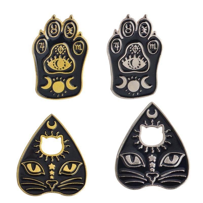 Broches De Conception De Chat Magique