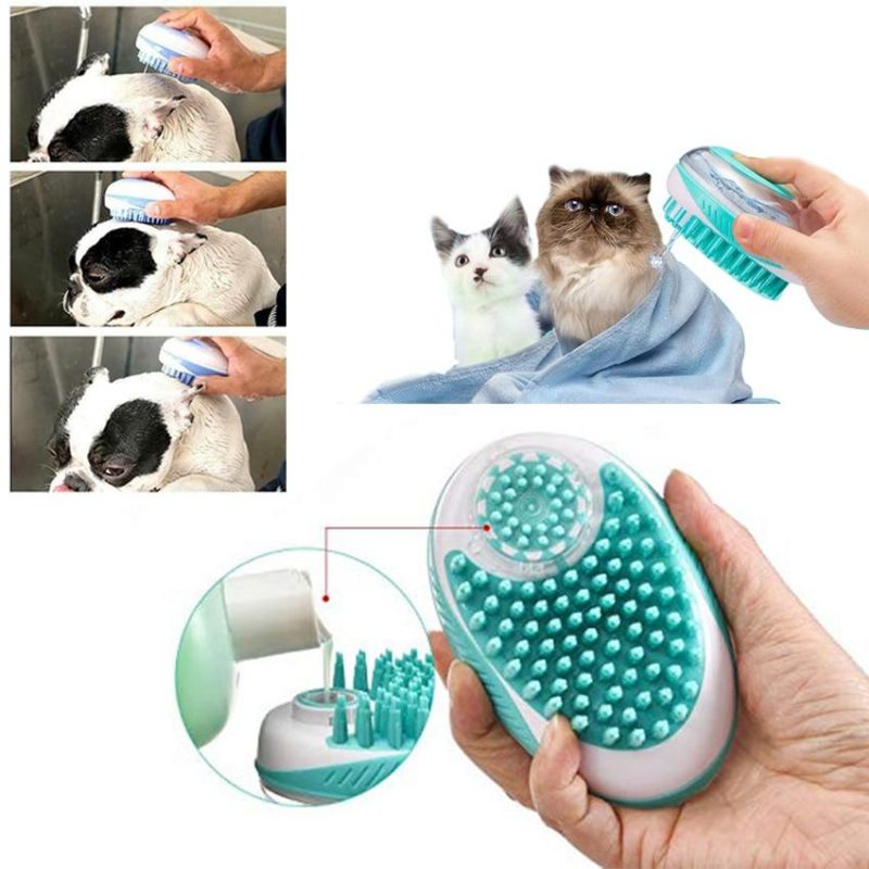 Brosse De Bain Pour Animaux De Compagnie Distributeur De Shampoing