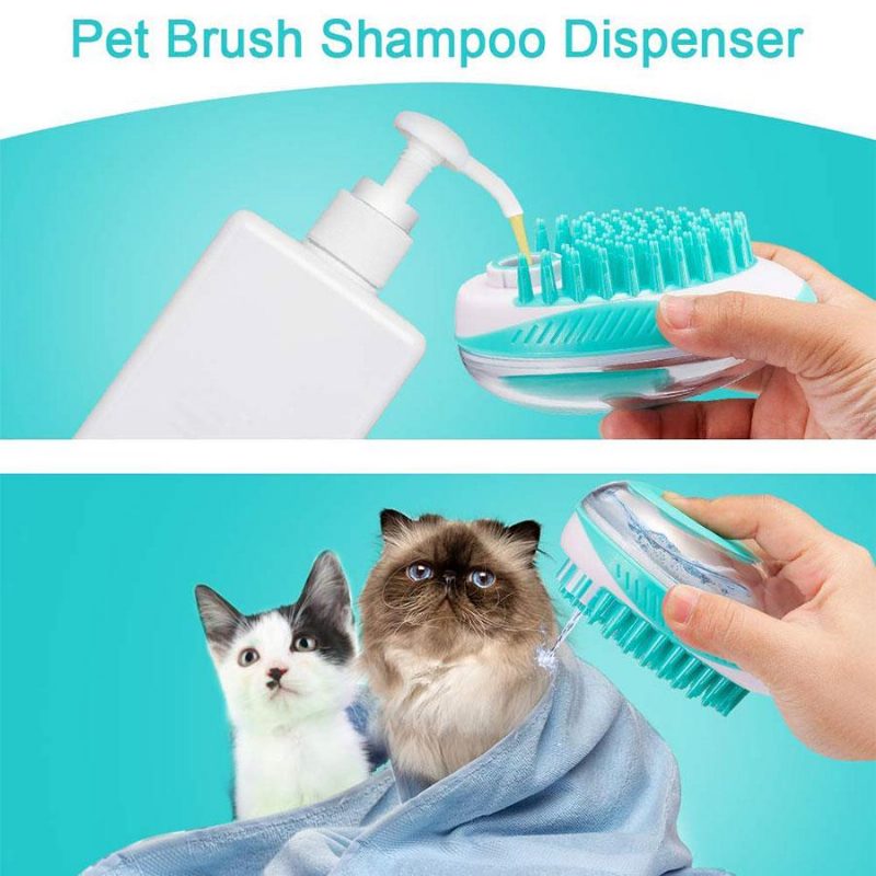 Brosse De Bain Pour Animaux De Compagnie Distributeur De Shampoing