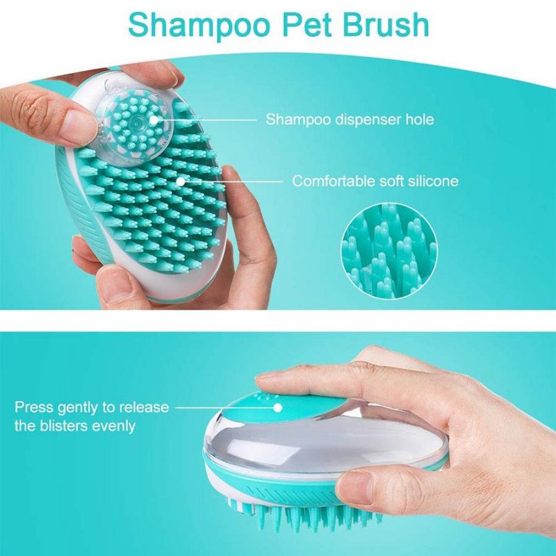 Brosse De Bain Pour Animaux De Compagnie Distributeur De Shampoing