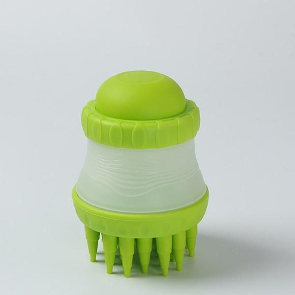 Brosse De Distribution De Savon Pour Animaux De Compagnie En Silicone Multifonction