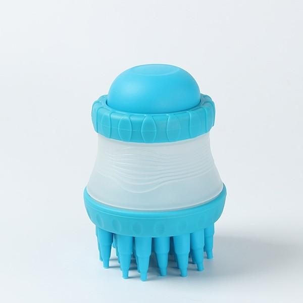 Brosse De Distribution De Savon Pour Animaux De Compagnie En Silicone Multifonction