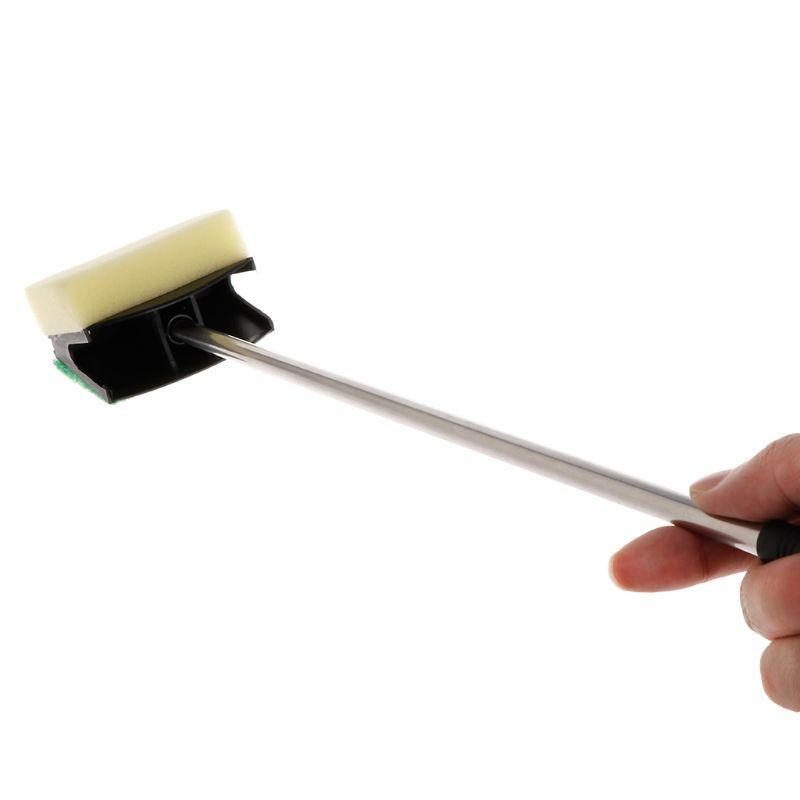 Brosse Nettoyante Double Face Anti-algues En Verre D'aquarium