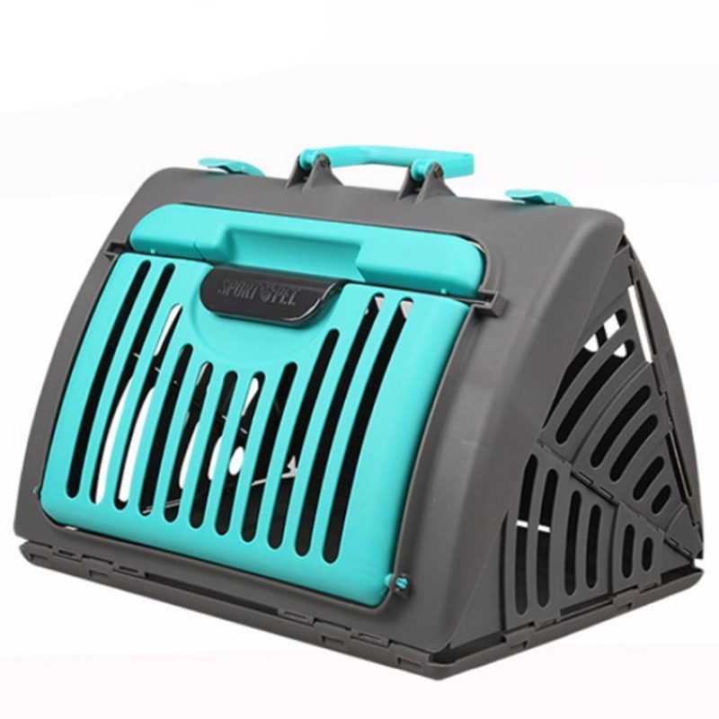 Cage De Panier De Voyage De Transporteur Portable Solide Pour Animaux De Compagnie Pliable