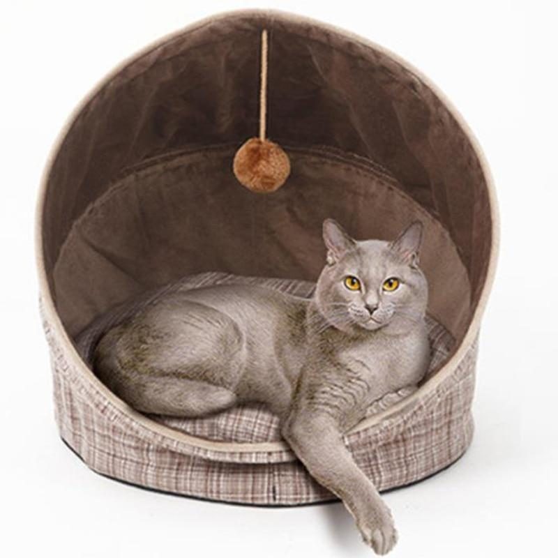 Canapé-lit Pliable Pour Chat Avec Jeu De Balle