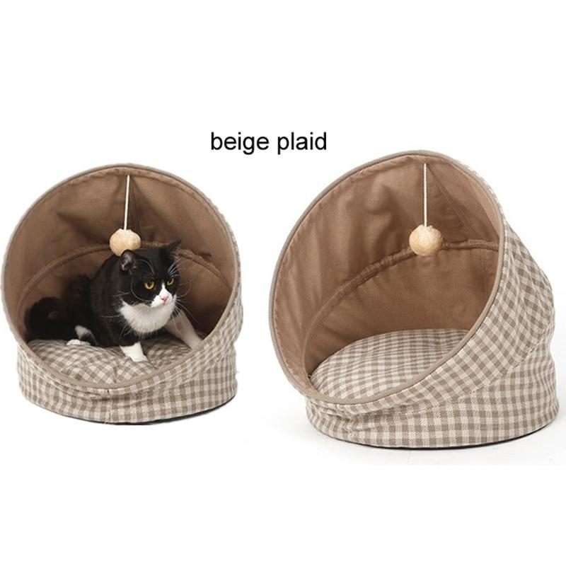 Canapé-lit Pliable Pour Chat Avec Jeu De Balle