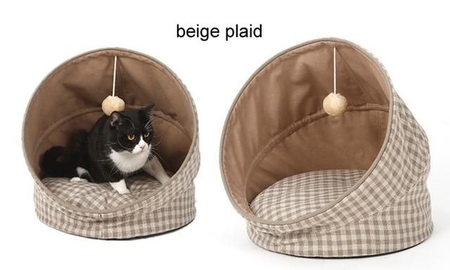 Canapé-lit Pliable Pour Chat Avec Jeu De Balle