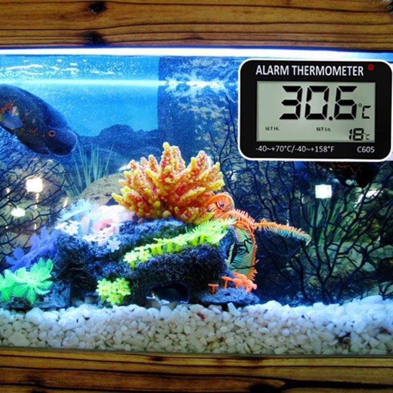 Capteur D'écran Lcd De Thermomètre D'aquarium Numérique