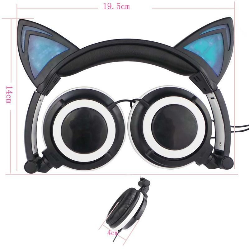 Casque De Chat Clignotant Pliable