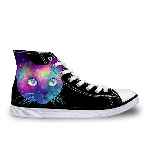 Chat De Galaxie En Toile Mignon 3d