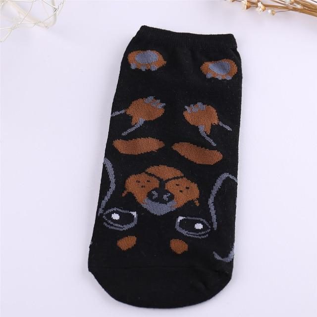 Chaussettes À Motif De Chien