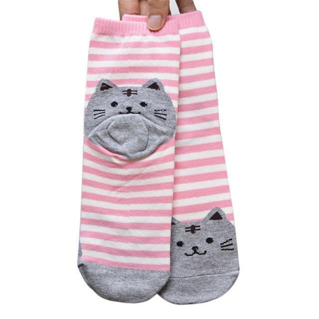 Chaussettes Hautes Chat