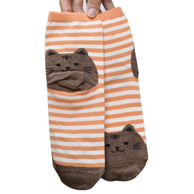 Chaussettes Hautes Chat