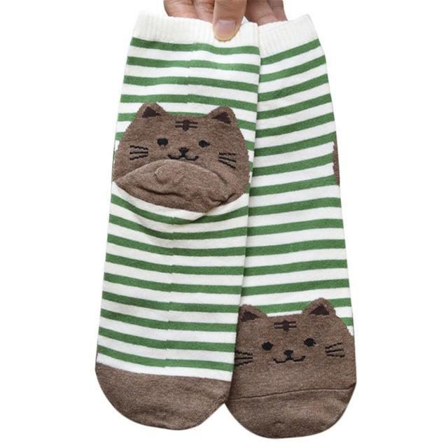 Chaussettes Hautes Chat