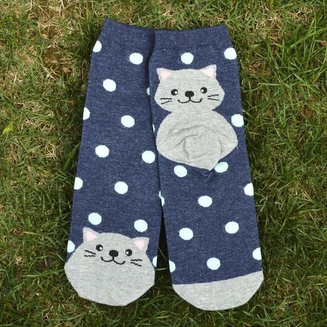 Chaussettes Hautes Chat Unique