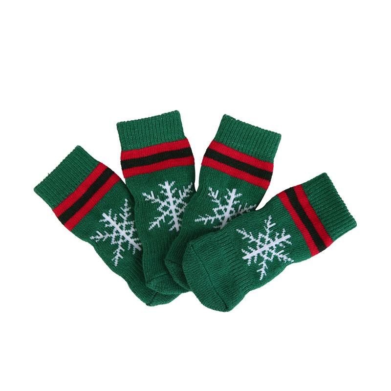 Chaussettes Pour Animaux De Compagnie À Thème De Noël